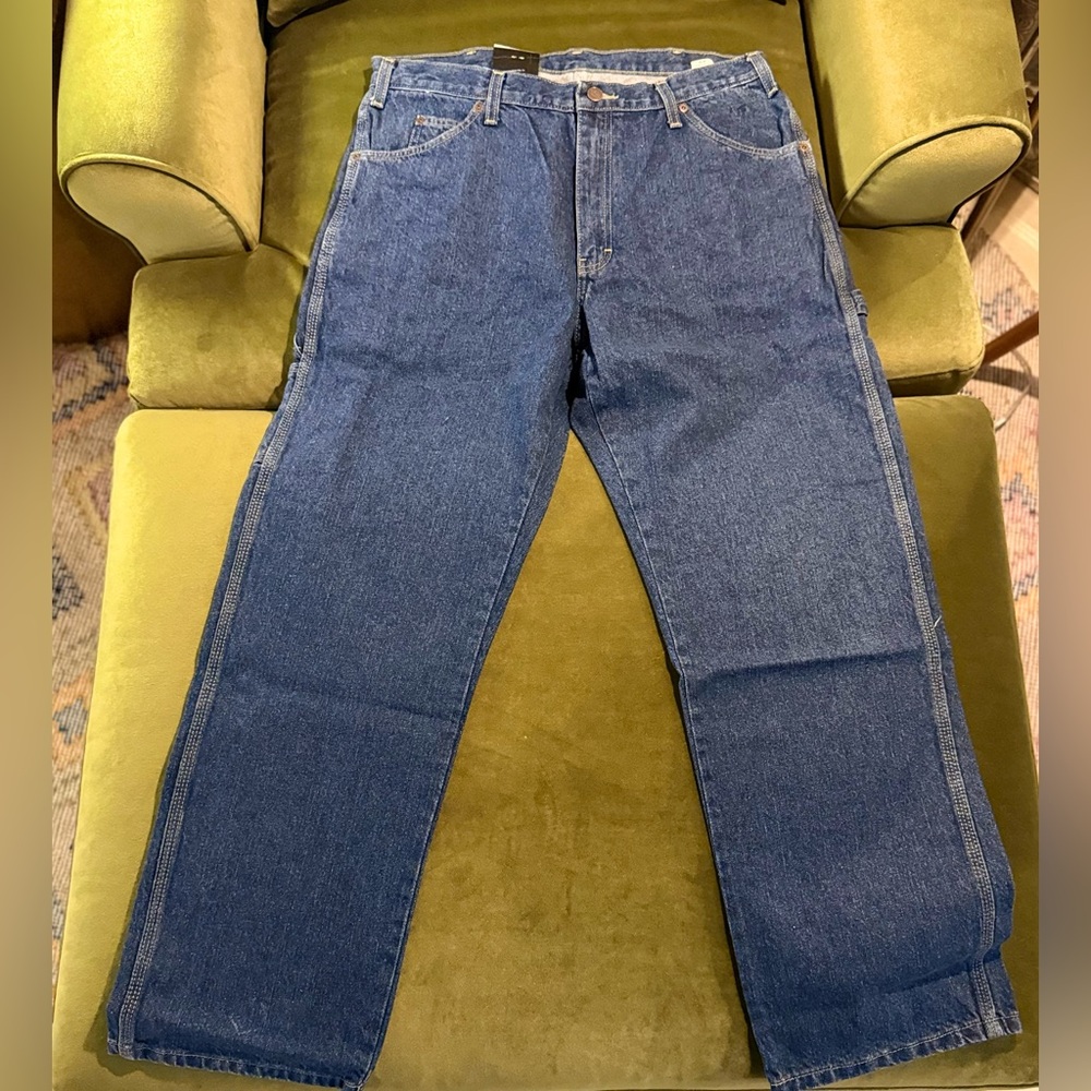 Dickies Men's Relaxed Fit Blue Jeans NWT - Picture 5 of 6